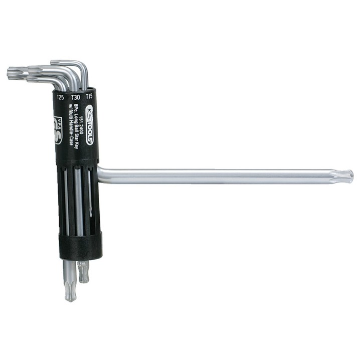 8 clés mâles TORX, T10 à T50