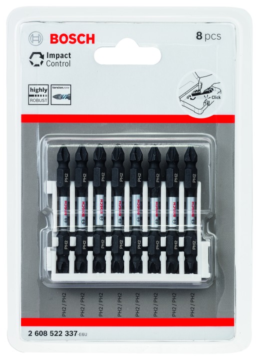 8 Embouts PRO Impact Double PH