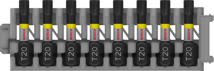 8 Embouts PRO Impact T20 25mm