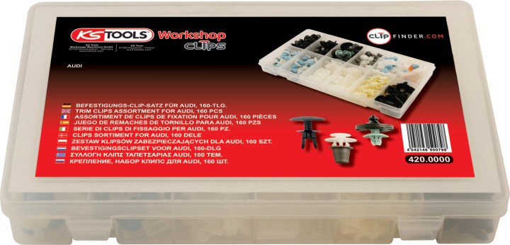 Agrafes- Audi, 160pcs