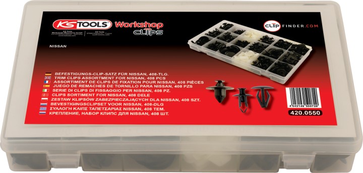 Agrafes- Nissan 408pcs