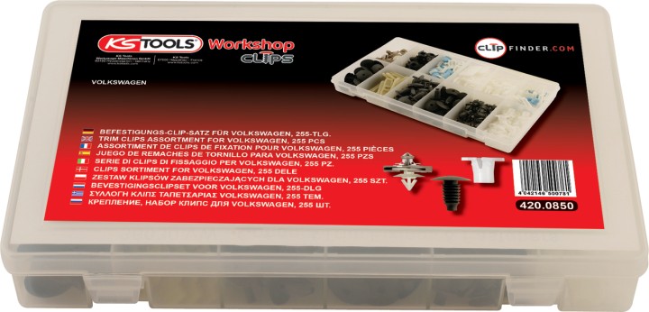 Agrafes- Volkswagen 255pcs