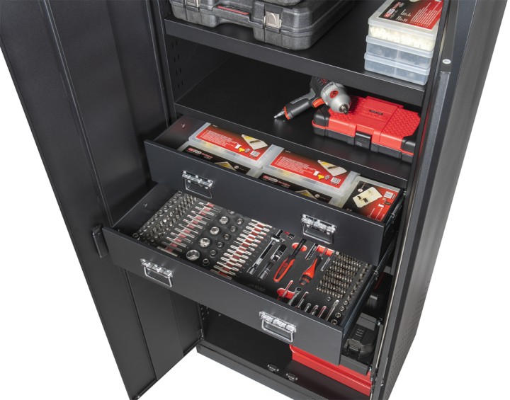 Armoire haute 2 tiroirs