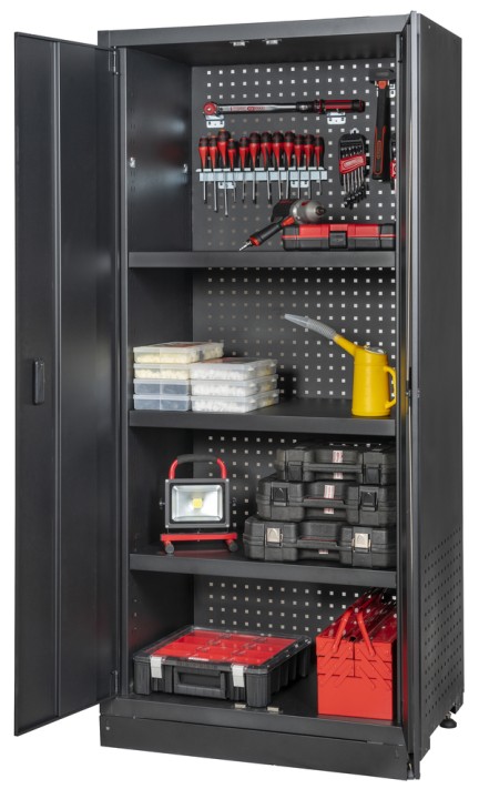 Armoire haute 4 étagères