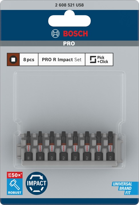 Assort. 8 Embouts PRO Impact R