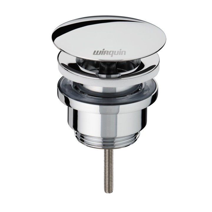 BONDE DE LAVABO UNIVERSELLE A ECOULEMENT LIBRE EN LAITON