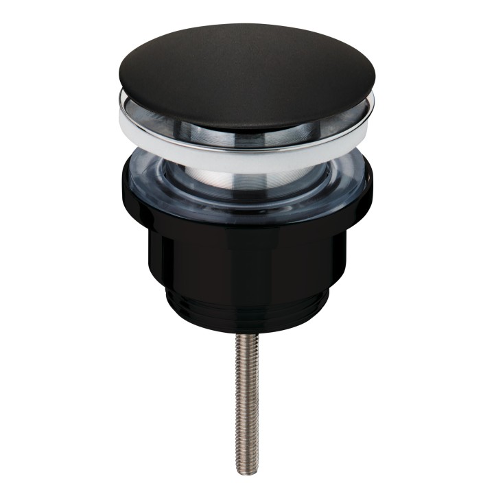 BONDE DE LAVABO UNIVERSELLE QUICK-CLAC BLACK TOUCH