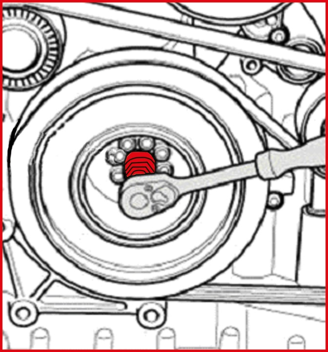 Boulon adaptateur de poulie