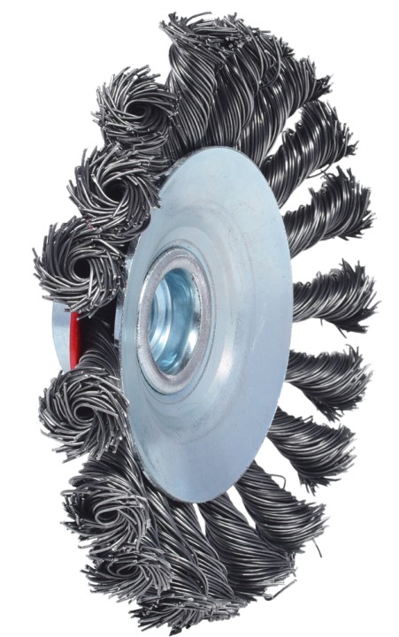 Brosse acier torsadé, 100mm