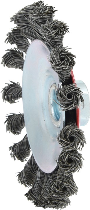 Brosse acier torsadé, 115mm