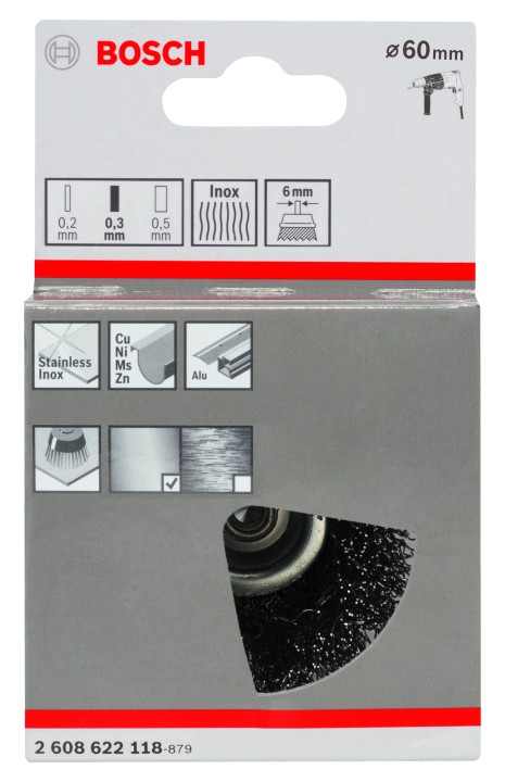 Brosse bis. PRO Inox perceuse