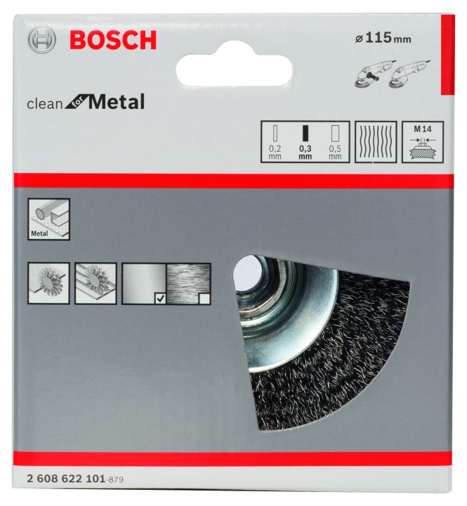 Brosse biseau PRO Métal M14 11