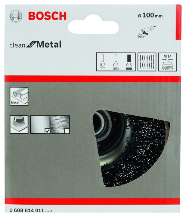 Brosse boisseau PRO M14 100x0.