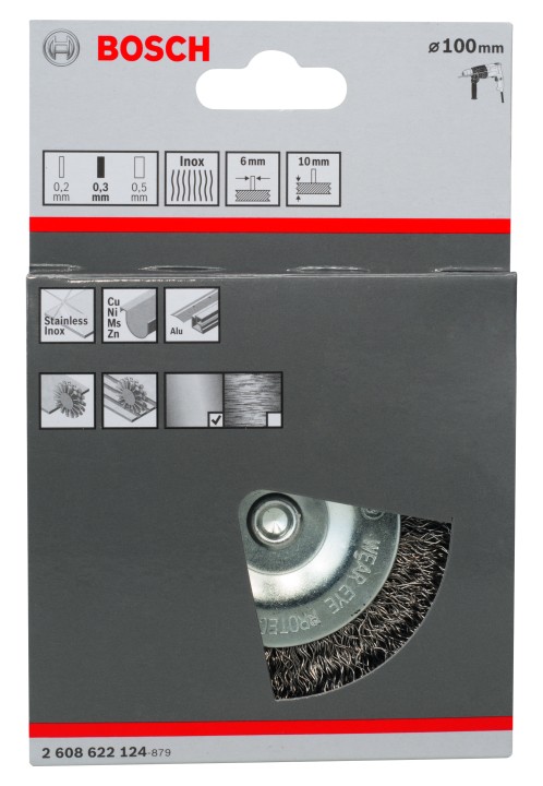 Brosse cir. PRO Inox perceuse