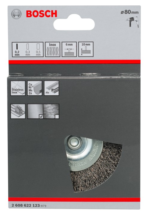 Brosse cir. PRO Inox perceuse