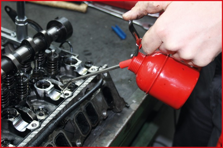 Burette d'huile