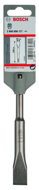 Burin plat PRO SDS plus-4C 20x
