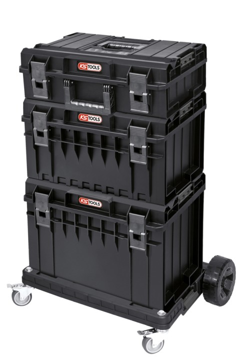 Caisses SCM avec chariot, 4pcs