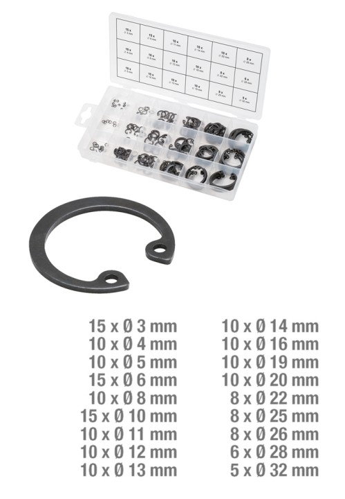 Circlips interne, 180pcs