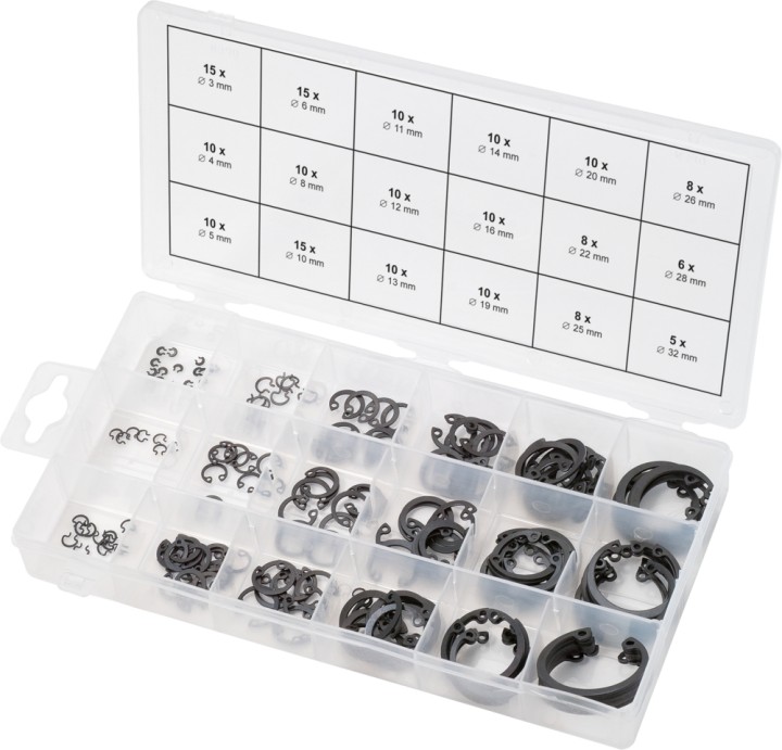 Circlips interne, 180pcs