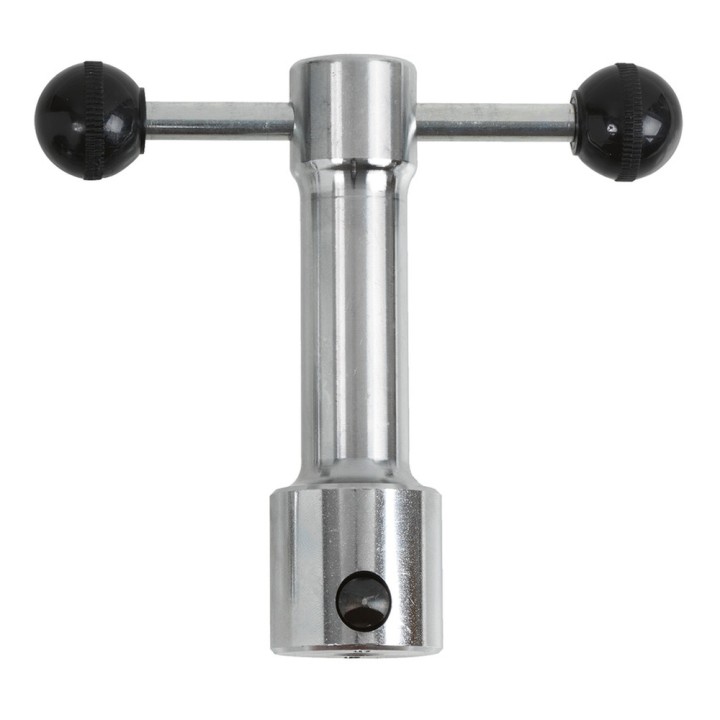 Clé à bonde chrome +adaptateur