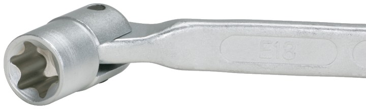 Clé à douille TORX E10xE12
