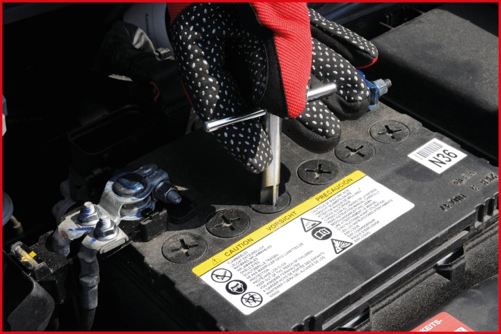 Clé en T bouch. batterie 1,3mm
