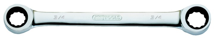 Clé polygo cliquet 7/16x1/2''