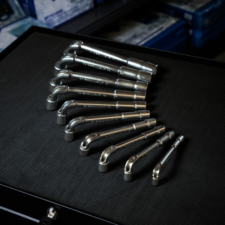 Clés à pipe débouchées, 6pans