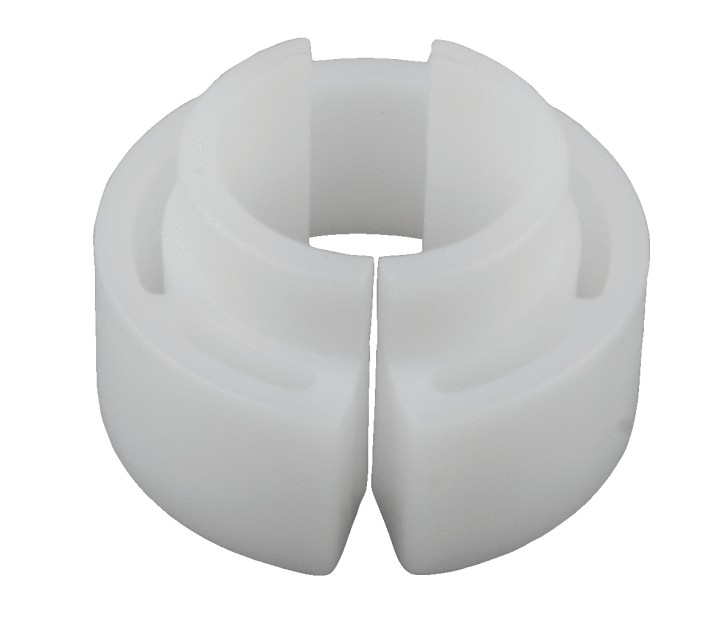 Clip déverou. PVC blanc 7/8''