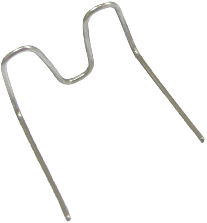 Clip répa. en W 0,6mm, 100pcs