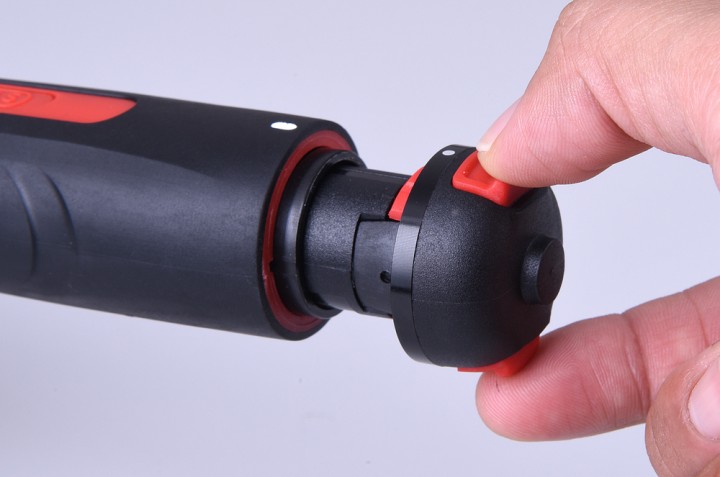 Cliquet 1/2" sur batterie