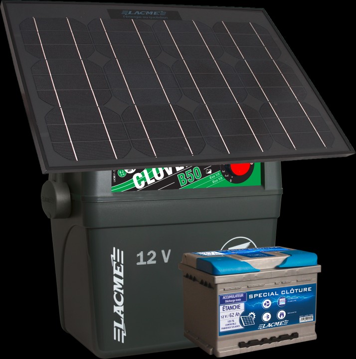 CLOVERT B50SOLAR 33W+ACCU 62AH ELEC