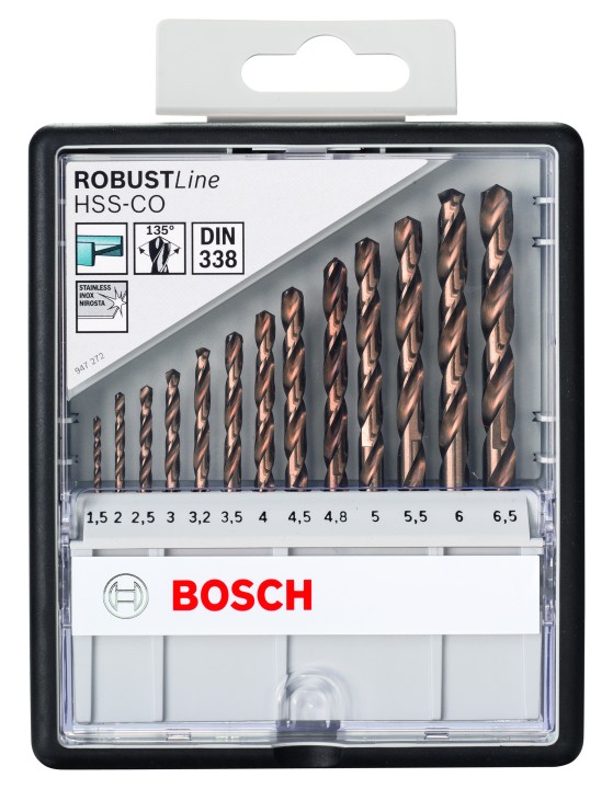 Cof. 13 forets HSS-Co PRO Inox