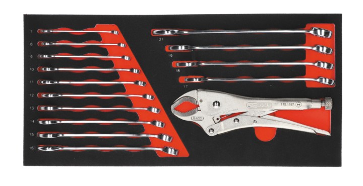Coffre outils équipé, 114pc
