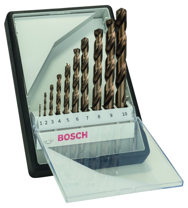 Coffret 10 forets HSS-Co PRO I