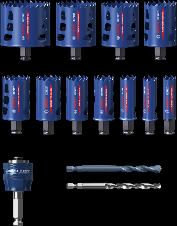 Coffret 11trépans Mult Ø20à76