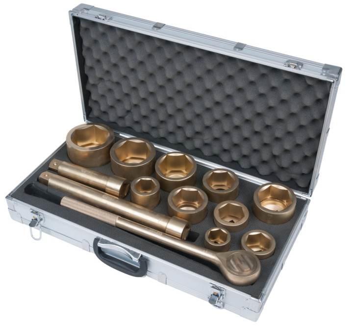 Coffret 13 douilles 1'' BRONZE