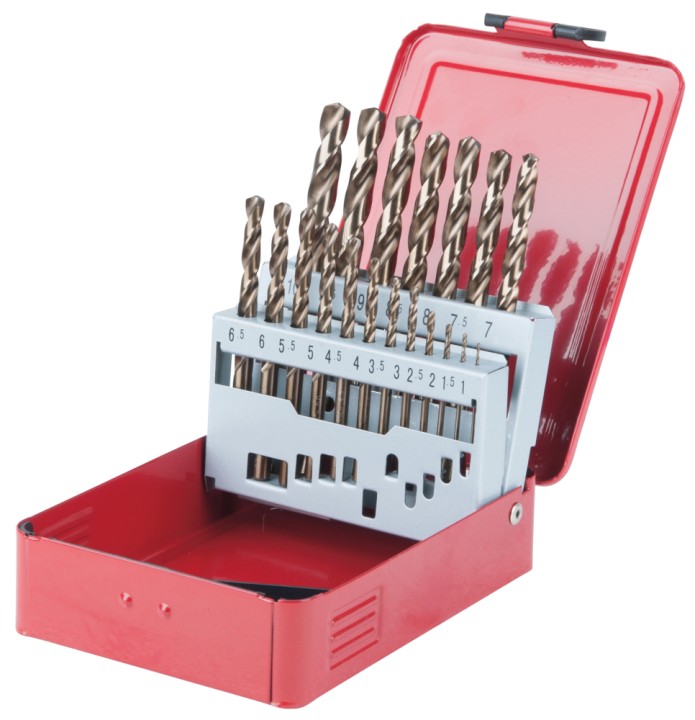 Coffret 19 forets HSS-CO,1-10