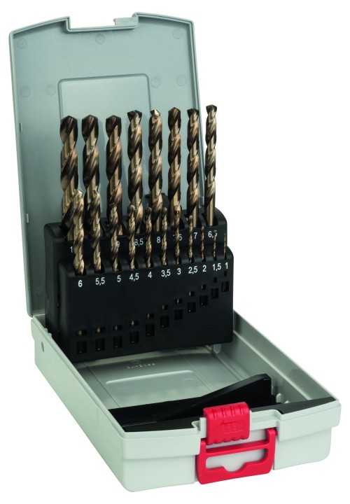 Coffret 19 forets Inox PRO HSS
