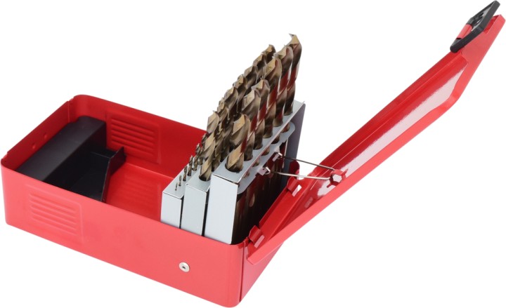 Coffret 25 forets HSS-CO,1-13