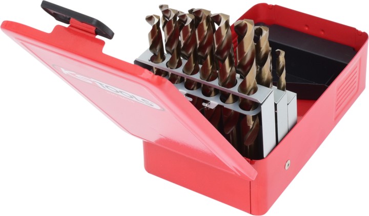 Coffret 25 forets HSS-CO,1-13