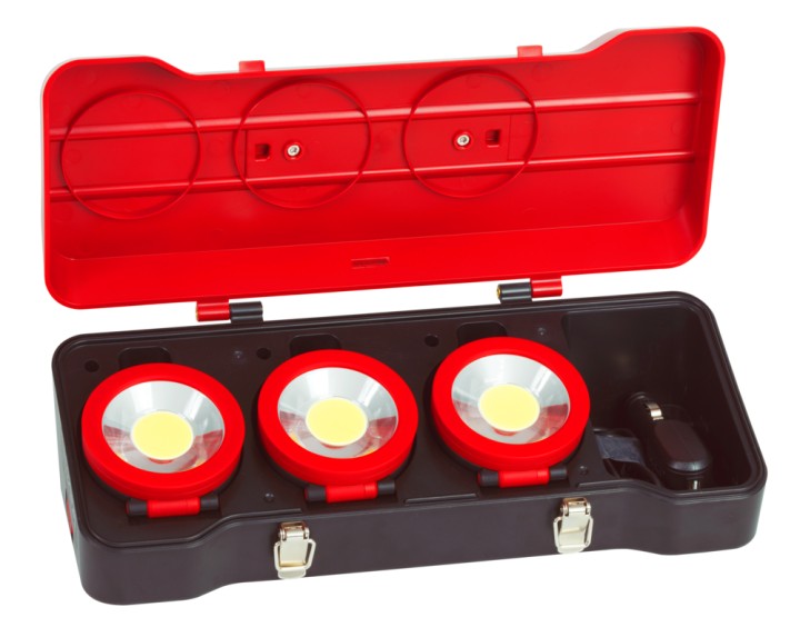 Coffret 3 projecteurs LEDs
