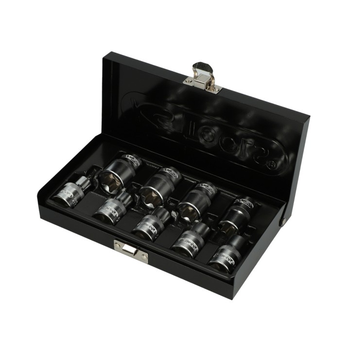 Coffret 9 douilles TORX E10-24