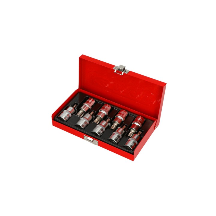 Coffret 9 douilles TORX E10-26