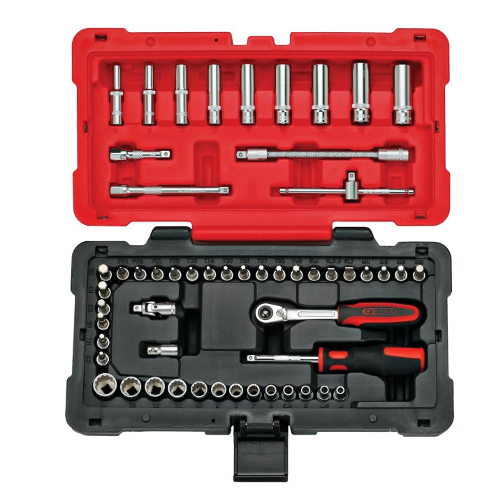 Coffret douilles + access. 1/4