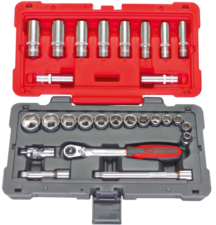 Coffret douilles + access. 3/8
