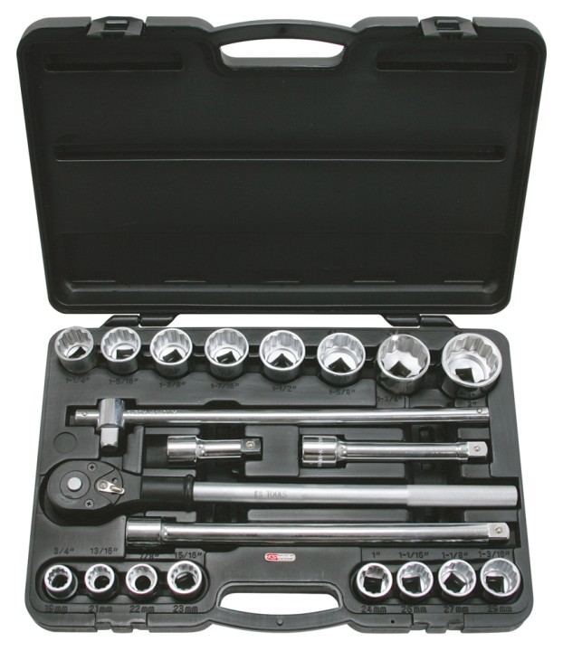 Coffret douilles 12pans,pouces