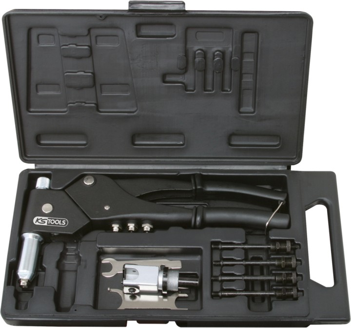 Coffret pince rivets,chevilles