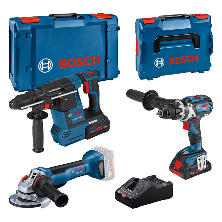 COMBO KIT 3 OUTILS 18V : GBH+GSR+GWS